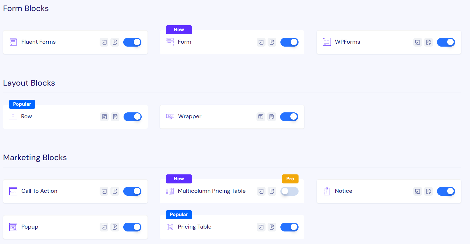 Form Layout Marketing